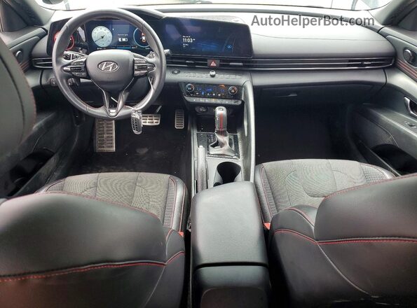 KMHLR4AF5PU519282 2023 HYUNDAI ELANTRA Black Widok deski rozdzielczej