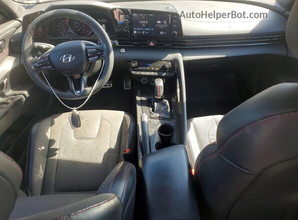 KMHLR4AF6NU369244 2022 HYUNDAI ELANTRA Black Dashboard view