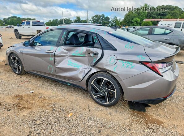 KMHLR4AF7NU234550 2022 HYUNDAI ELANTRA Gray Հետևի ձախ