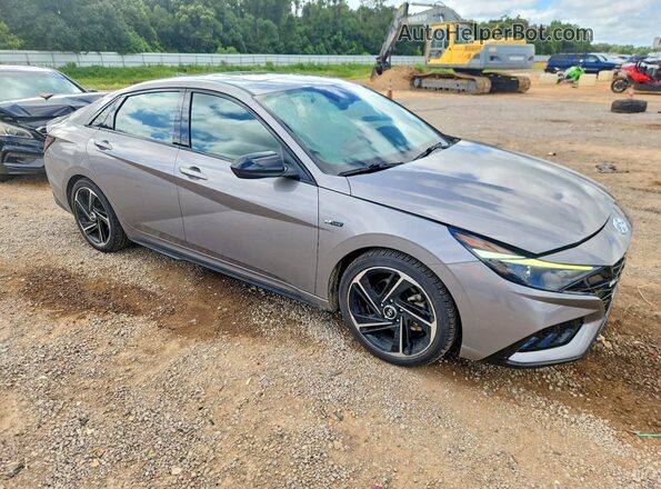 KMHLR4AF7NU234550 2022 HYUNDAI ELANTRA Gray Առջևի աջ