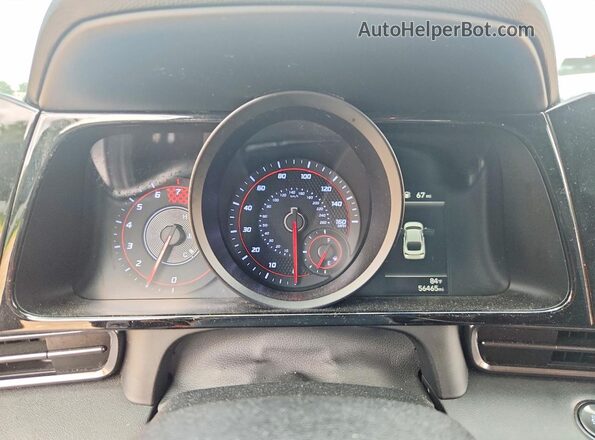 KMHLR4AF7NU234550 2022 HYUNDAI ELANTRA Gray Սարքավորումների վահանակի տեսք