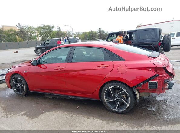 KMHLR4AF7NU243295 2022 HYUNDAI ELANTRA Red 