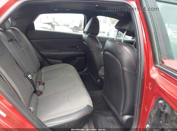 KMHLR4AF7NU243295 2022 HYUNDAI ELANTRA Red Widok naklejki z numerem VIN