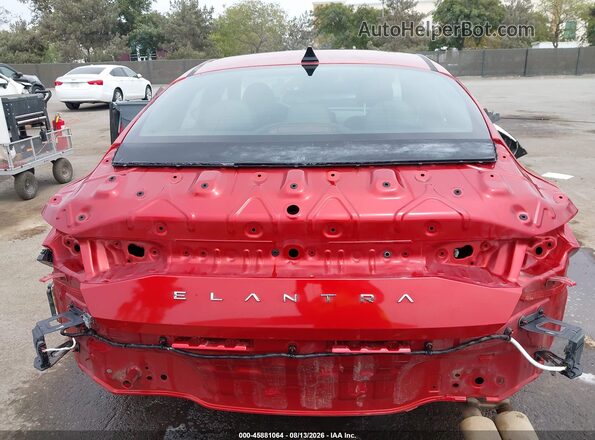 KMHLR4AF7NU243295 2022 HYUNDAI ELANTRA Red 