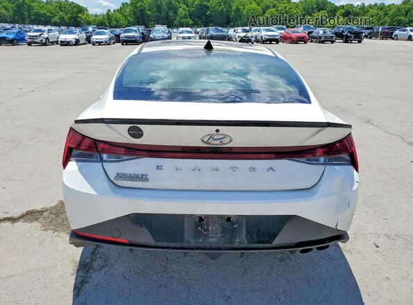 KMHLR4AF7PU586448 2023 HYUNDAI ELANTRA White Rear view