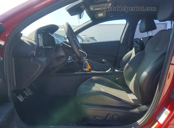 KMHLR4AF8MU181534 2021 HYUNDAI ELANTRA Red Front interior view