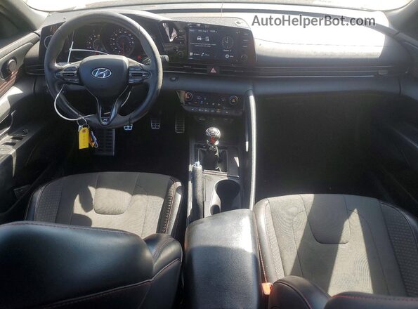 KMHLR4AF8MU181534 2021 HYUNDAI ELANTRA Red Dashboard view