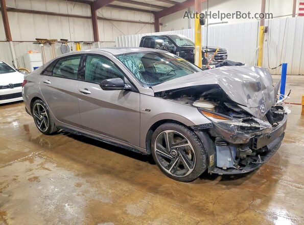 KMHLR4AF8PU504923 2023 HYUNDAI ELANTRA Gray Передня права чверть