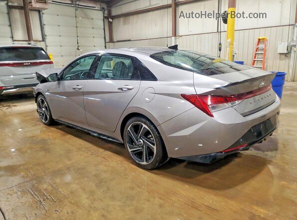 KMHLR4AF8PU504923 2023 HYUNDAI ELANTRA Gray Задня ліва чверть