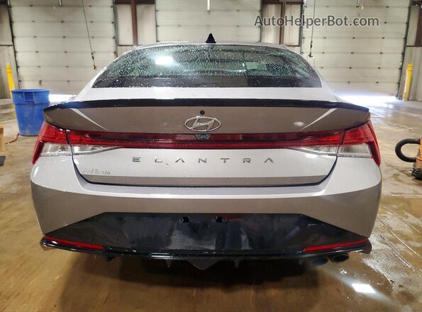 KMHLR4AF8PU504923 2023 HYUNDAI ELANTRA Gray Вид ззаду