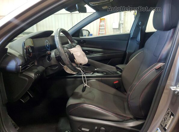 KMHLR4AF8PU504923 2023 HYUNDAI ELANTRA Gray Вид салону спереду