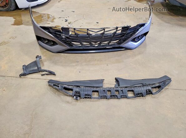 KMHLR4AF8PU504923 2023 HYUNDAI ELANTRA Gray Вид підкапотного простору