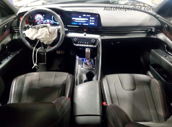 KMHLR4AF8PU504923 2023 HYUNDAI ELANTRA Gray Вид панелі приладів
