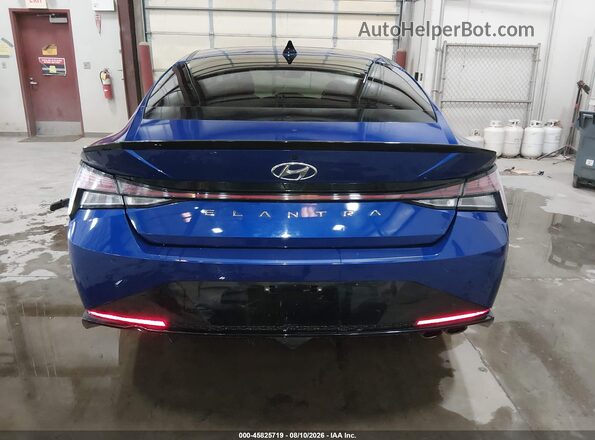 KMHLR4AF9MU198147 2021 HYUNDAI ELANTRA Blue 