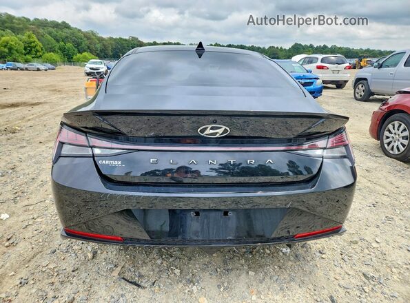KMHLR4AF9NU305456 2022 HYUNDAI ELANTRA Black Widok z tyłu