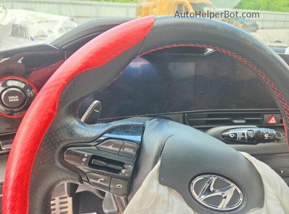 KMHLR4AF9PU590677 2023 HYUNDAI ELANTRA Gray ხელსაწყოთა პანელის ხედი