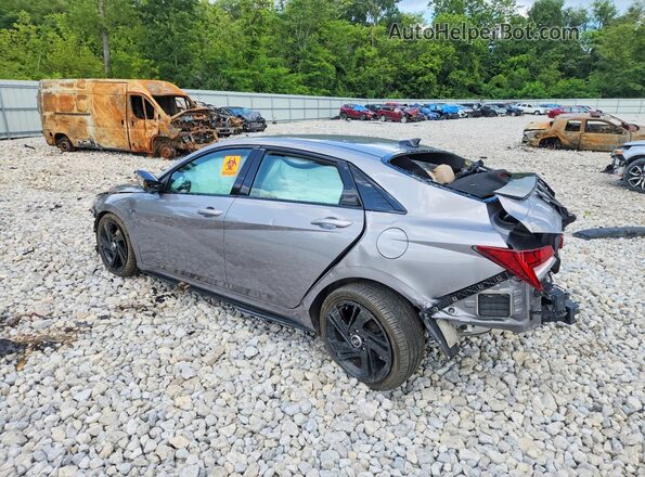 KMHLR4AF9PU590677 2023 HYUNDAI ELANTRA Gray უკანა მარცხენა