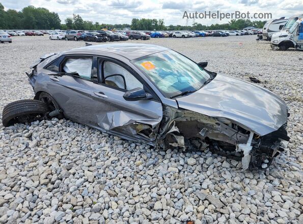 KMHLR4AF9PU590677 2023 HYUNDAI ELANTRA Gray წინა მარჯვენა