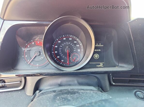 KMHLR4AFXNU317017 2022 HYUNDAI ELANTRA Красный Вид щитка приборов