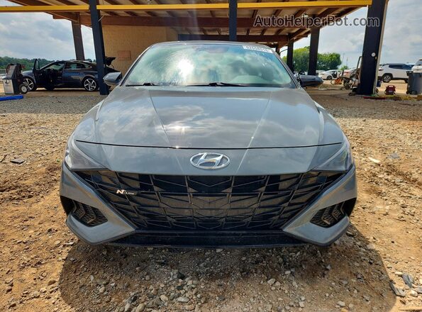 KMHLR4AFXPU435667 2023 HYUNDAI ELANTRA Silver Front view