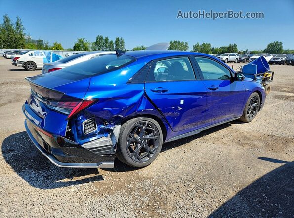 KMHLR4DF1SU857296 2025 HYUNDAI ELANTRA Blue Rear right