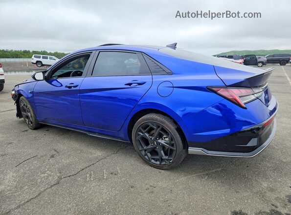 KMHLR4DF1SU863485 2025 HYUNDAI ELANTRA Blue Tył lewy