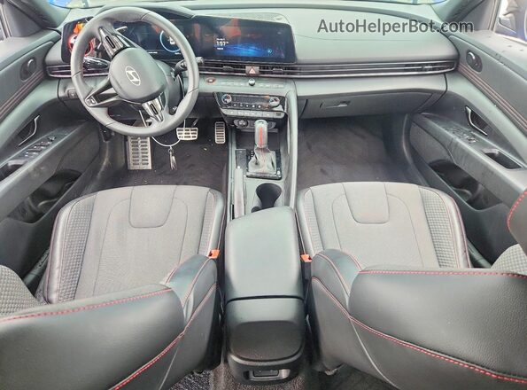 KMHLR4DF1SU863485 2025 HYUNDAI ELANTRA Blue Widok deski rozdzielczej