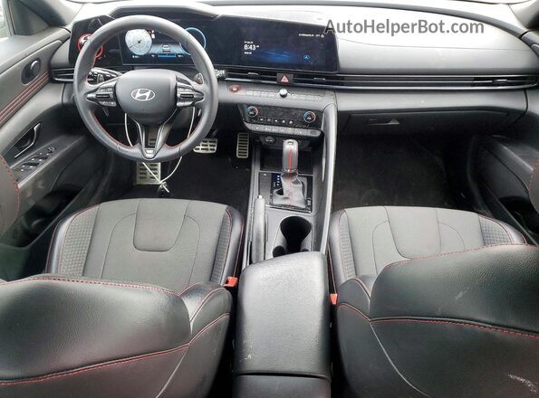 KMHLR4DF1SU897670 2025 HYUNDAI ELANTRA Серый Вид панели приборов