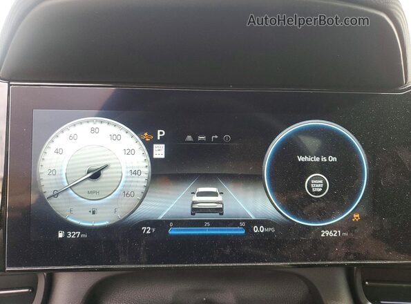 KMHLR4DF1SU897670 2025 HYUNDAI ELANTRA Серый Вид щитка приборов