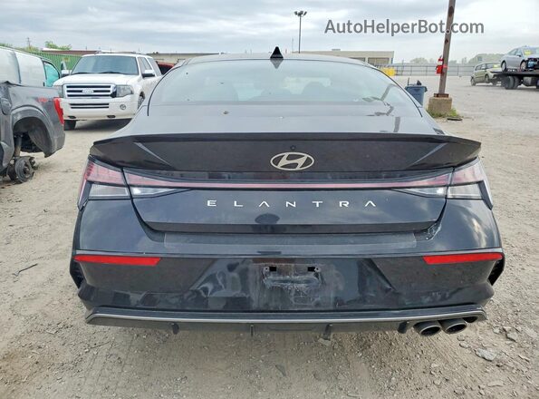 KMHLR4DF1SU897670 2025 HYUNDAI ELANTRA Серый Вид сзади