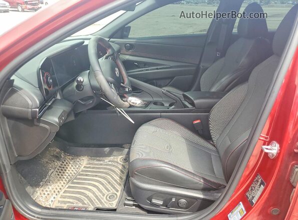 KMHLR4DF2RU748744 2024 HYUNDAI ELANTRA Red წინა სალონის ხედი