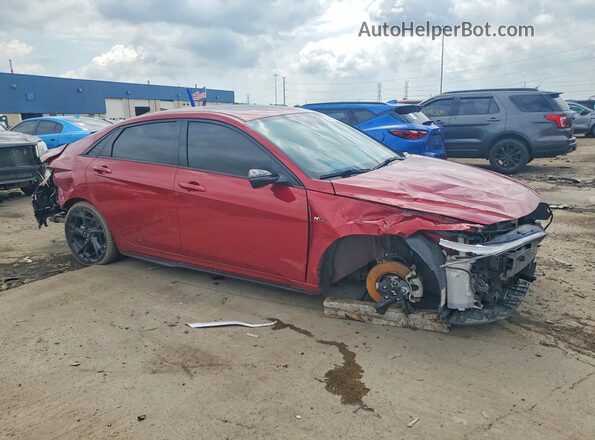KMHLR4DF2RU748744 2024 HYUNDAI ELANTRA Red წინა მარჯვენა