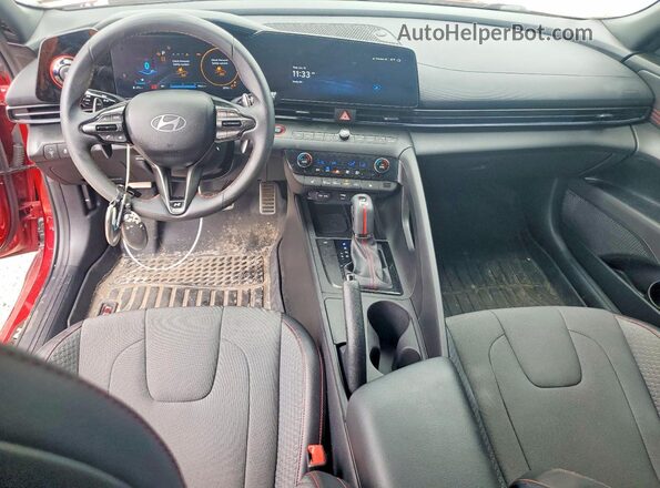 KMHLR4DF2RU748744 2024 HYUNDAI ELANTRA Red წინა პანელის ხედი