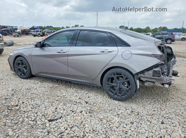 KMHLR4DF2RU800745 2024 HYUNDAI ELANTRA Gray Հետևի ձախ