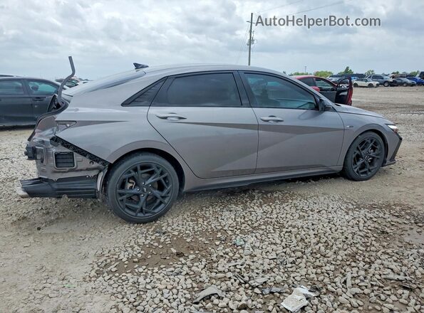 KMHLR4DF2RU800745 2024 HYUNDAI ELANTRA Gray Հետևի աջ