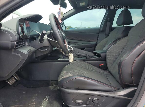 KMHLR4DF2RU800745 2024 HYUNDAI ELANTRA Gray Սալոնի դիմացի տեսք