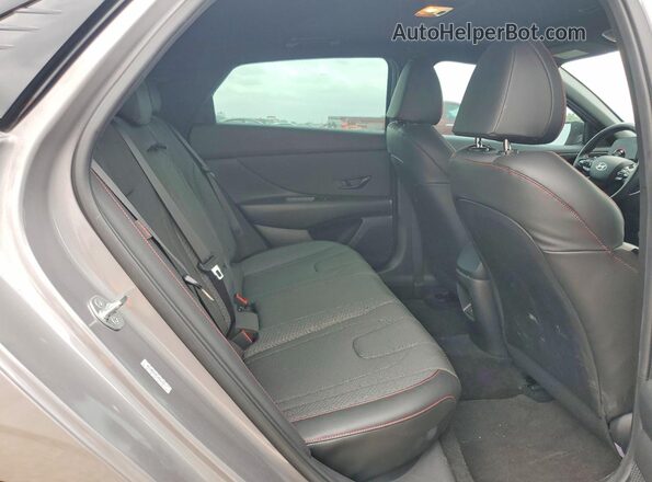 KMHLR4DF2RU800745 2024 HYUNDAI ELANTRA Gray Հետևի նստատեղերի տեսք