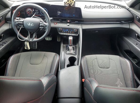 KMHLR4DF2RU800745 2024 HYUNDAI ELANTRA Gray Առջևի վահանակի տեսք