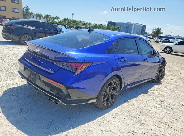 KMHLR4DF3RU772647 2024 HYUNDAI ELANTRA Blue Հետևի աջ