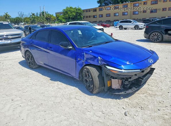 KMHLR4DF3RU772647 2024 HYUNDAI ELANTRA Blue Առջևի աջ