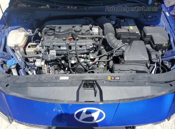 KMHLR4DF3RU772647 2024 HYUNDAI ELANTRA Blue Սալոնի հետևի տեսք
