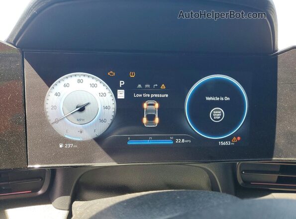 KMHLR4DF5SU979823 2025 HYUNDAI ELANTRA Серый Вид щитка приборов