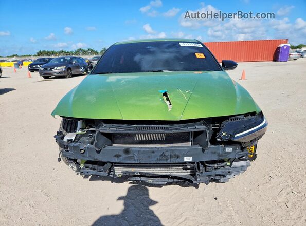 KMHLR4DF6RU730389 2024 HYUNDAI ELANTRA Зеленый Вид спереди