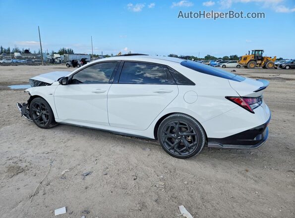 KMHLR4DF6RU808959 2024 HYUNDAI ELANTRA White Հետևի ձախ