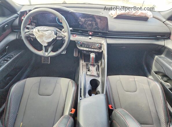 KMHLR4DF6RU808959 2024 HYUNDAI ELANTRA White Առջևի վահանակի տեսք