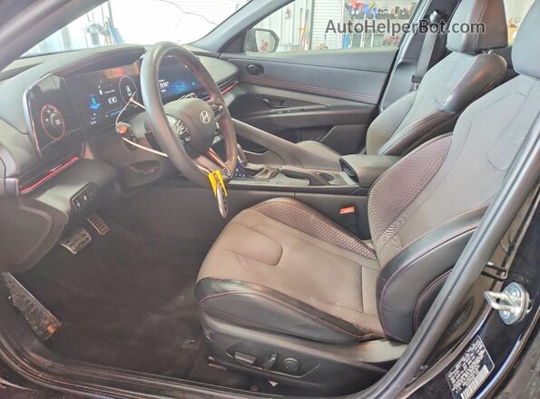 KMHLR4DF9RU815470 2024 HYUNDAI ELANTRA Black Սալոնի դիմացի տեսք