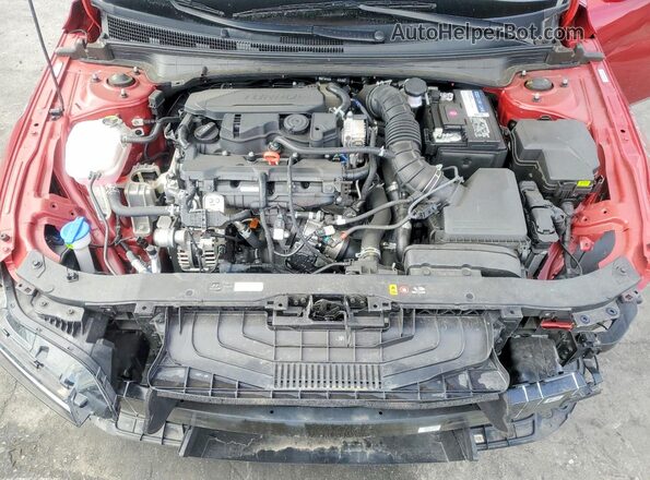 KMHLR4DF9SU015435 2025 HYUNDAI ELANTRA Красный Вид задней части салона