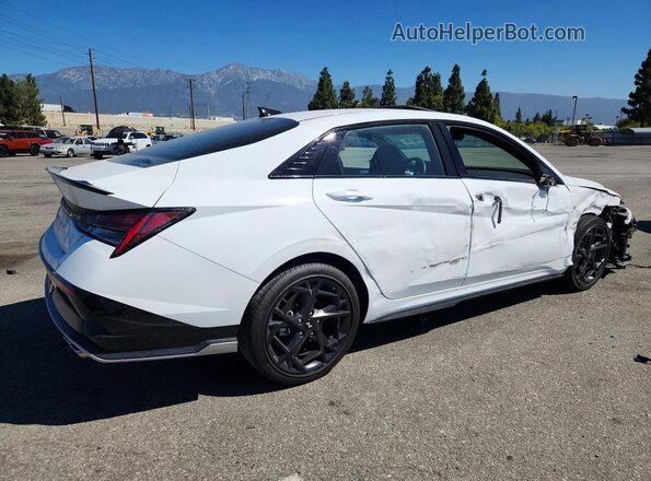 KMHLR4DFXSU950642 2025 HYUNDAI ELANTRA White Rear right