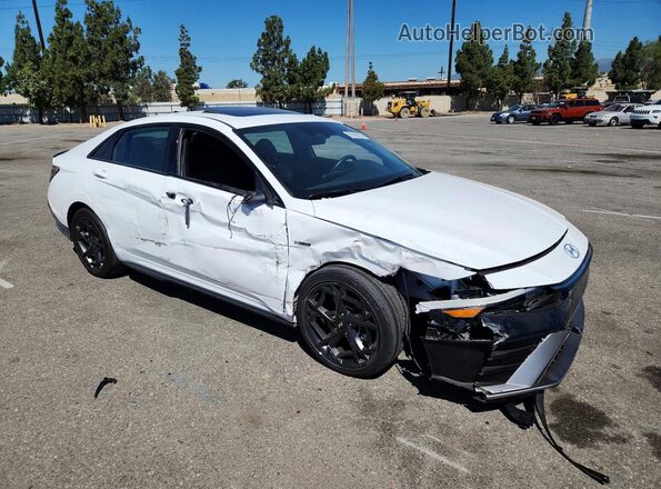KMHLR4DFXSU950642 2025 HYUNDAI ELANTRA White Front right