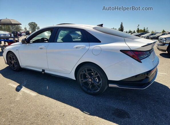 KMHLR4DFXSU950642 2025 HYUNDAI ELANTRA White Rear left